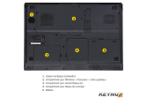NOTEBOOTICA Serveur Rack Ordinateur portable Clevo P170SMA sans OS