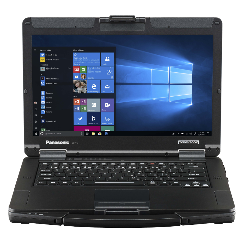 NOTEBOOTICA Toughbook 55 - FZ55-MK1 HD - Assembleur portable compatible Linux. Avec ou sans système exploitation