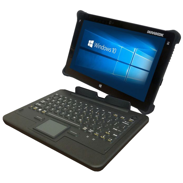 NOTEBOOTICA - Tablette Durabook R11L - tablette tactile durcie Full HD IP66 avec clavier amovible