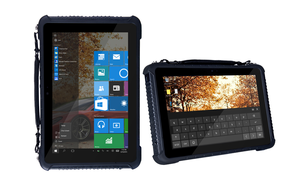 Tablette KX-10H - Tablette incassable, antichoc, étanche, écran tactile, très grande autonomie, durcie, militarisée IP65  - KX-10H - NOTEBOOTICA